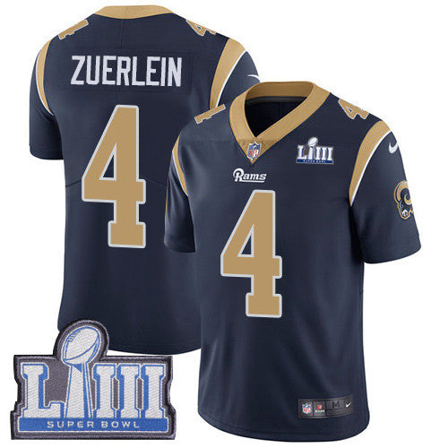Greg Zuerlein Los Angeles Rams navy Vapor jersey