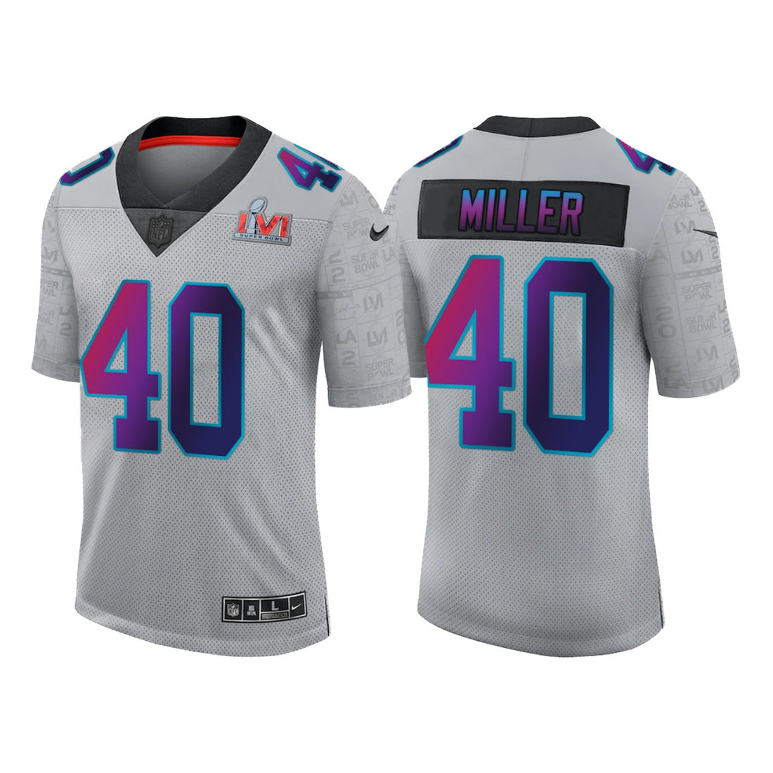 Von Miller Los Angeles Rams grey Limited jersey