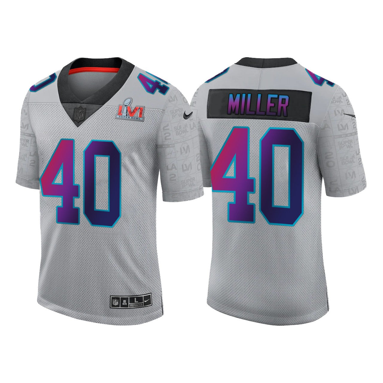 Von Miller Los Angeles Rams grey Limited jersey