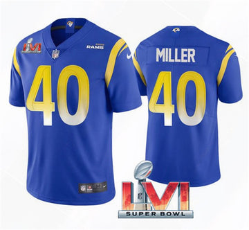 Von Miller Los Angeles Rams royal Vapor jersey