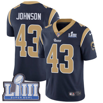 John Johnson Los Angeles Rams navy Vapor jersey