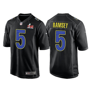 Jalen Ramsey Los Angeles Rams black Game jersey