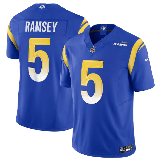 Jalen Ramsey Los Angeles Rams blue Untouchable jersey