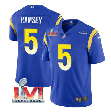 Jalen Ramsey Los Angeles Rams royal Vapor jersey