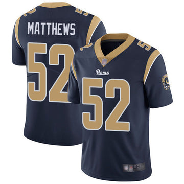 Clay Matthews Los Angeles Rams navy Untouchable jersey
