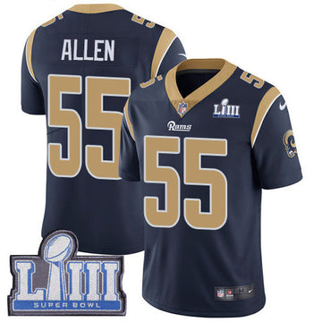 Brian Allen Los Angeles Rams navy Vapor jersey