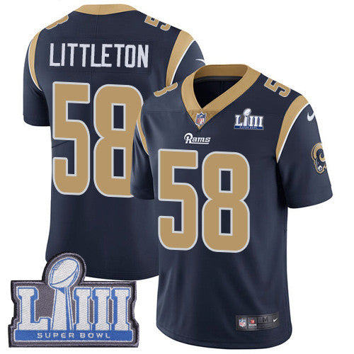 Cory Littleton Los Angeles Rams navy Vapor jersey
