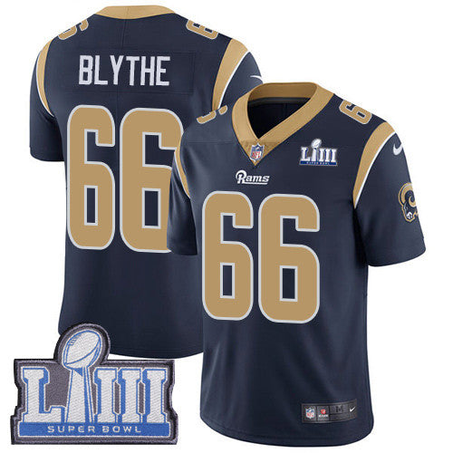 Austin Blythe Los Angeles Rams navy Vapor jersey
