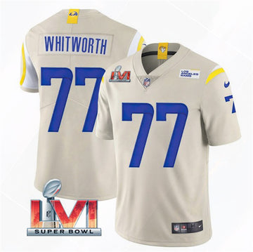 Andrew Whitworth Los Angeles Rams Vapor jersey