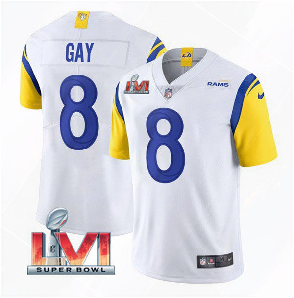 Matt Gay Los Angeles Rams white Vapor jersey