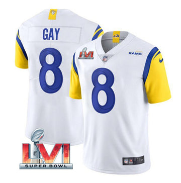 Matt Gay Los Angeles Rams white Vapor jersey