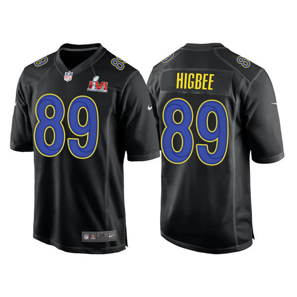 Tyler Higbee Los Angeles Rams black Game jersey