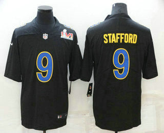 Matthew Stafford Los Angeles Rams black Vapor jersey