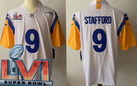 Matthew Stafford Los Angeles Rams white Vapor jersey