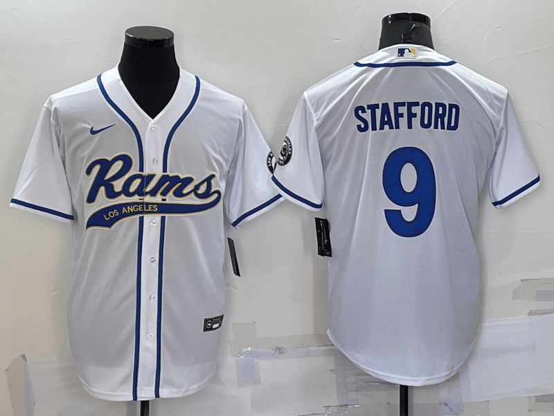 Matthew Stafford Los Angeles Rams white jersey