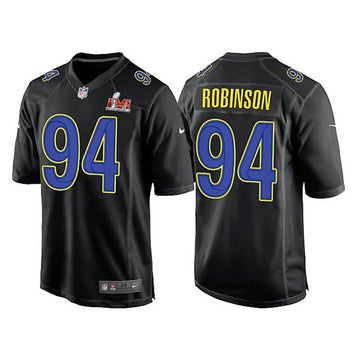 A'Shawn Robinson Los Angeles Rams black Game jersey