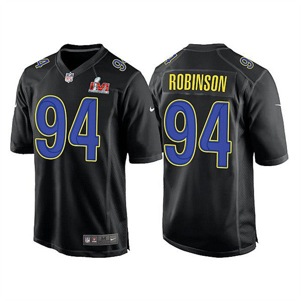 A'Shawn Robinson Los Angeles Rams black Game jersey