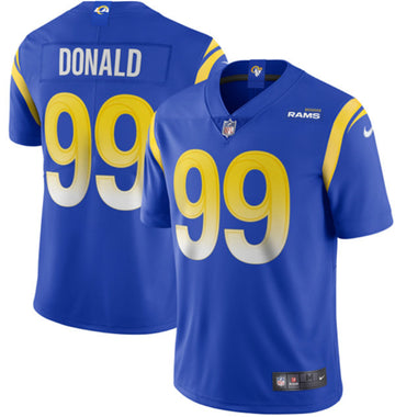 Aaron Donald Los Angeles Rams royal Vapor jersey