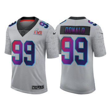 Aaron Donald Los Angeles Rams grey Limited jersey