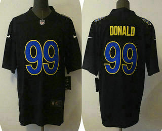 Aaron Donald Los Angeles Rams black Vapor jersey
