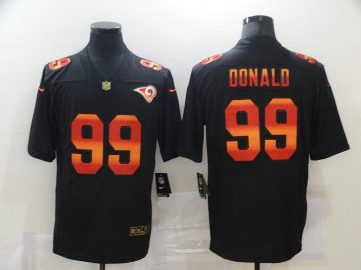 Aaron Donald Los Angeles Rams black Vapor jersey