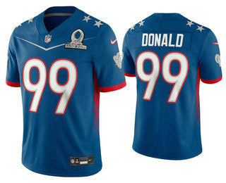 Aaron Donald Los Angeles Rams blue Vapor jersey