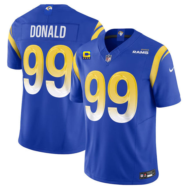 Aaron Donald Los Angeles Rams blue Vapor jersey