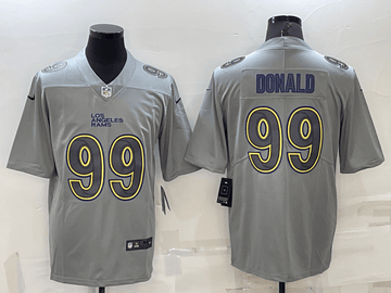 Aaron Donald Los Angeles Rams grey Vapor jersey