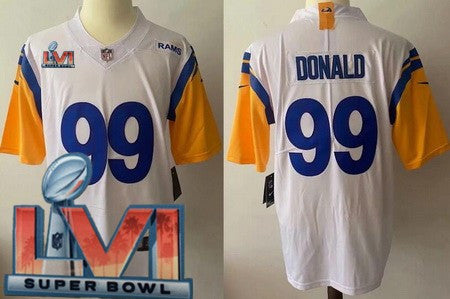 Aaron Donald Los Angeles Rams white Vapor jersey