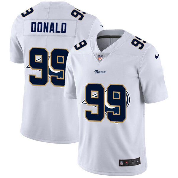Aaron Donald Los Angeles Rams white jersey