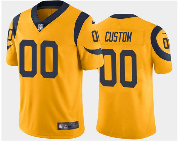 Custom Los Angeles Rams gold Limited jersey