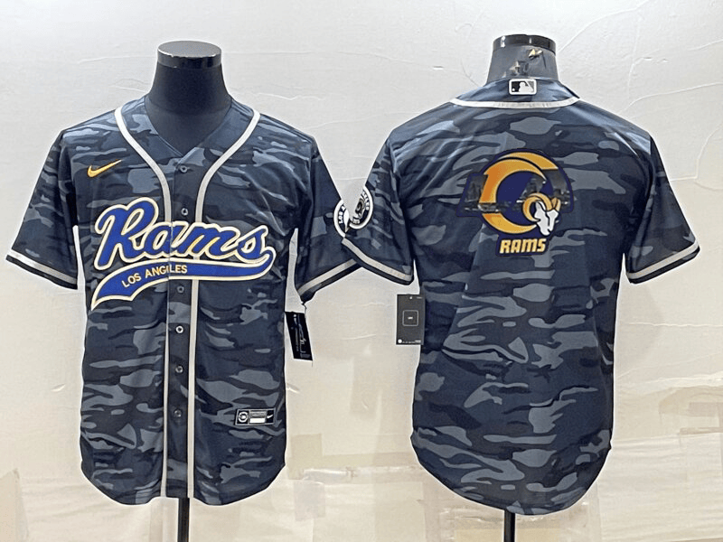 Los Angeles Rams grey Camo jersey