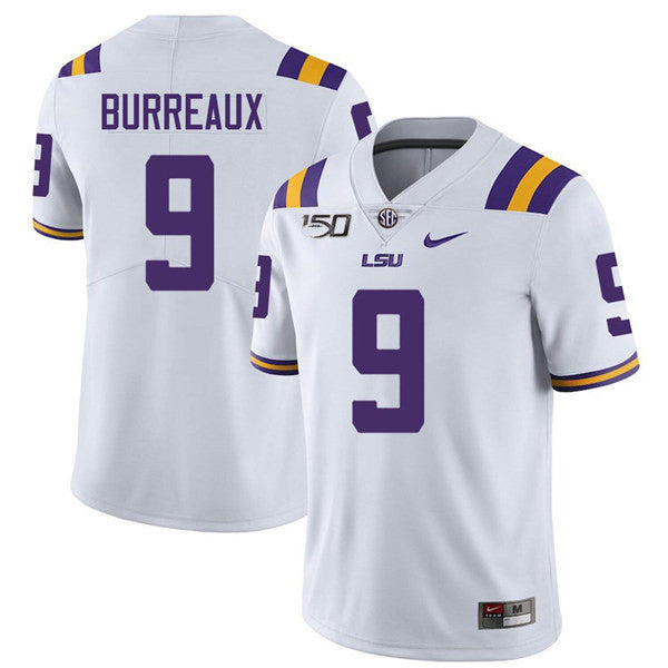 Joe Burreaux LSU Tigers white Limited jersey