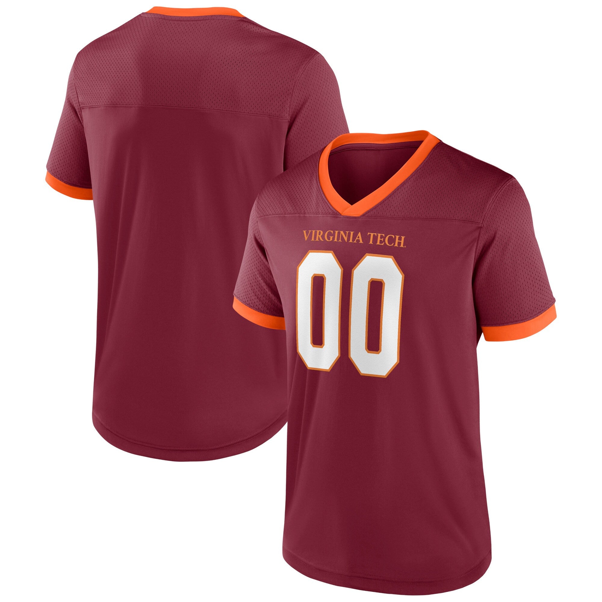 Virginia Tech Hokies maroon jersey