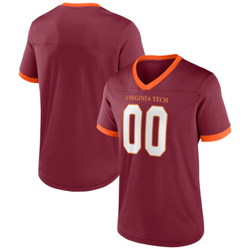Virginia Tech Hokies maroon jersey