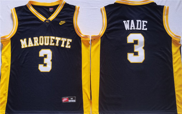 Dwyane Wade Marquette Golden Eagles black jersey