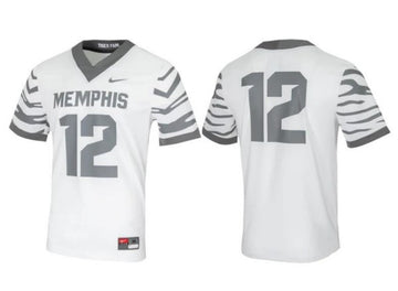 Memphis Tigers white Game jersey