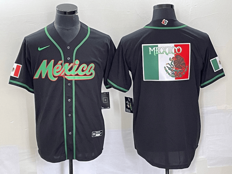 Mexico Baseball black Classic jersey