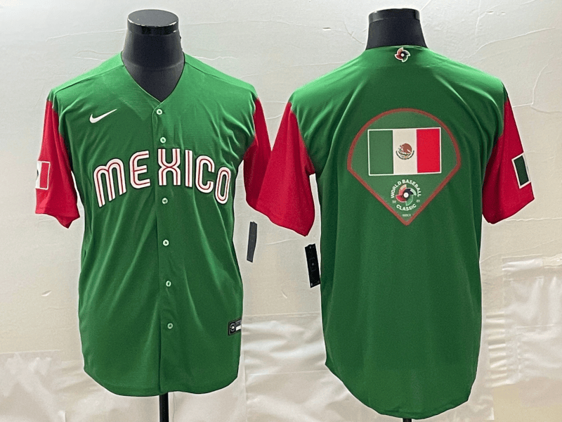Mexico Baseball green Classic jersey
