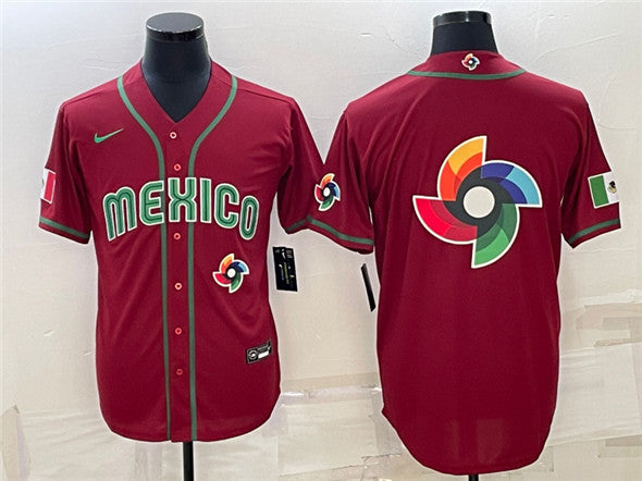 Mexico Baseball red Classic jersey