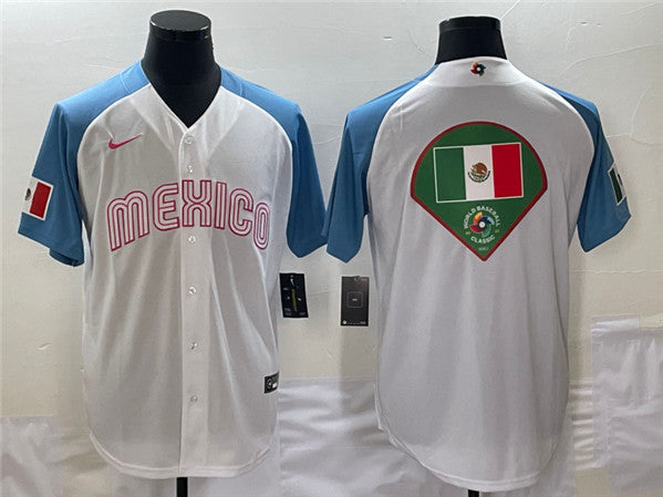 Mexico Baseball white Classic jersey