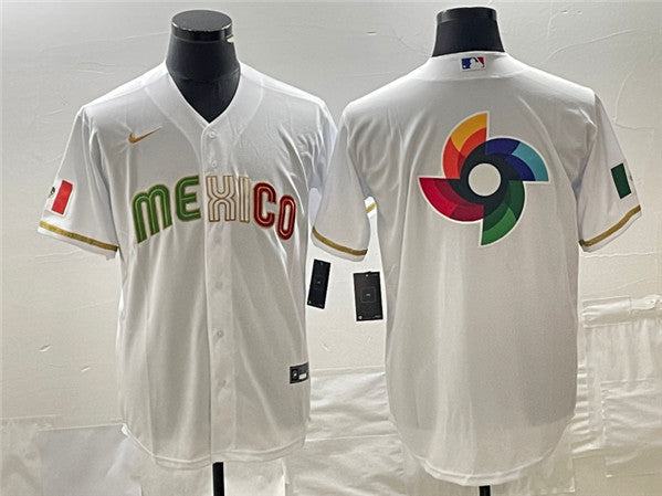 Mexico Baseball white Classic jersey