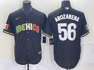 Randy Arozarena Mexico Baseball black Classic jersey