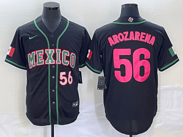 Randy Arozarena Mexico Baseball black Classic jersey