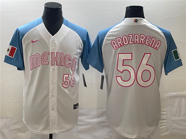 Randy Arozarena Mexico Baseball white Classic jersey