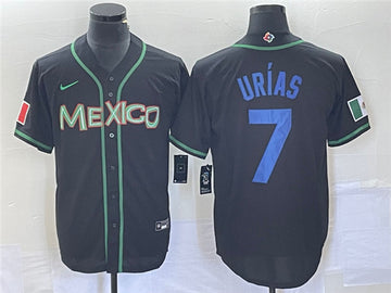Julio Urías Mexico Baseball black Classic jersey