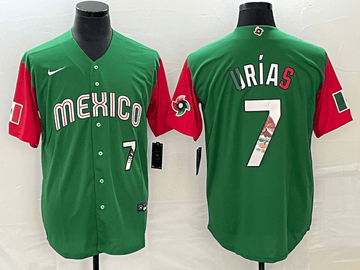 Julio Urías Mexico Baseball green Classic jersey