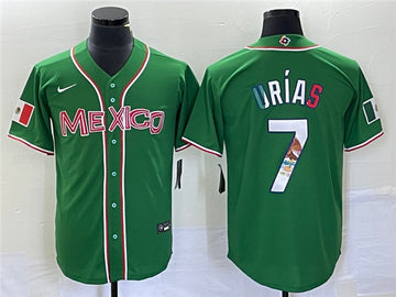 Julio Urías Mexico Baseball green Classic jersey