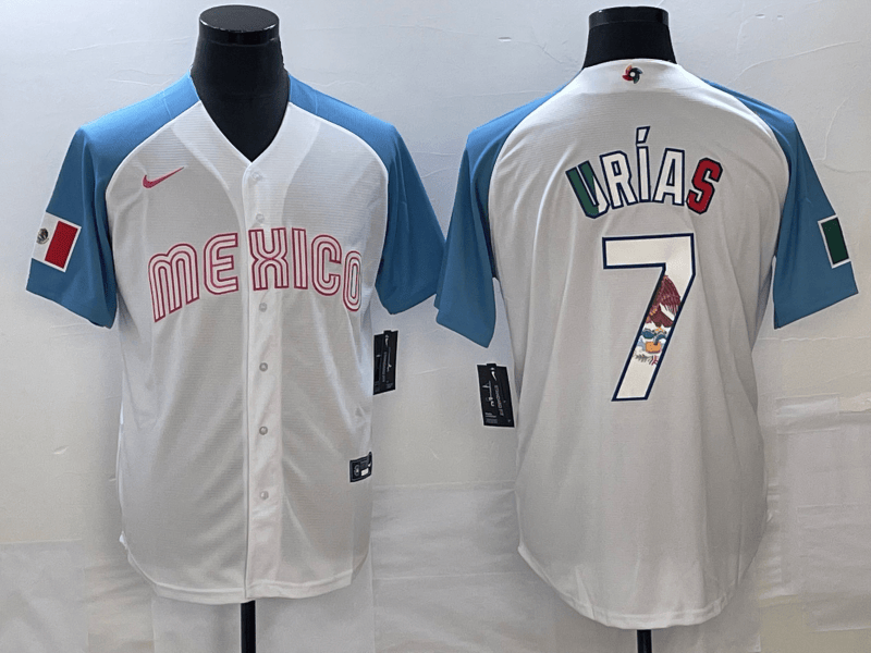 Julio Urías Mexico Baseball white Classic jersey