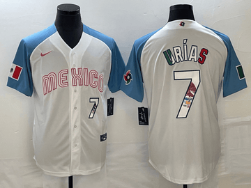 Julio Urías Mexico Baseball white Classic jersey